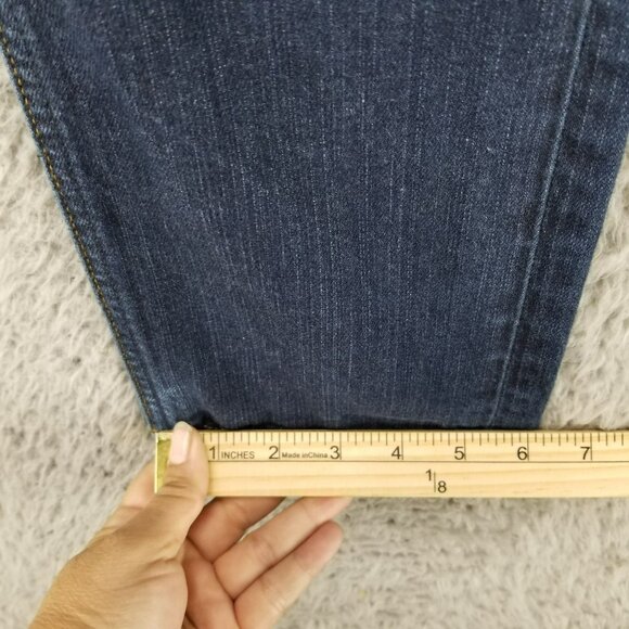 American Eagle Outfitters Jeans Boys 28x28 16 Slim Blue Dark Wash Denim - Picture 8 of 14